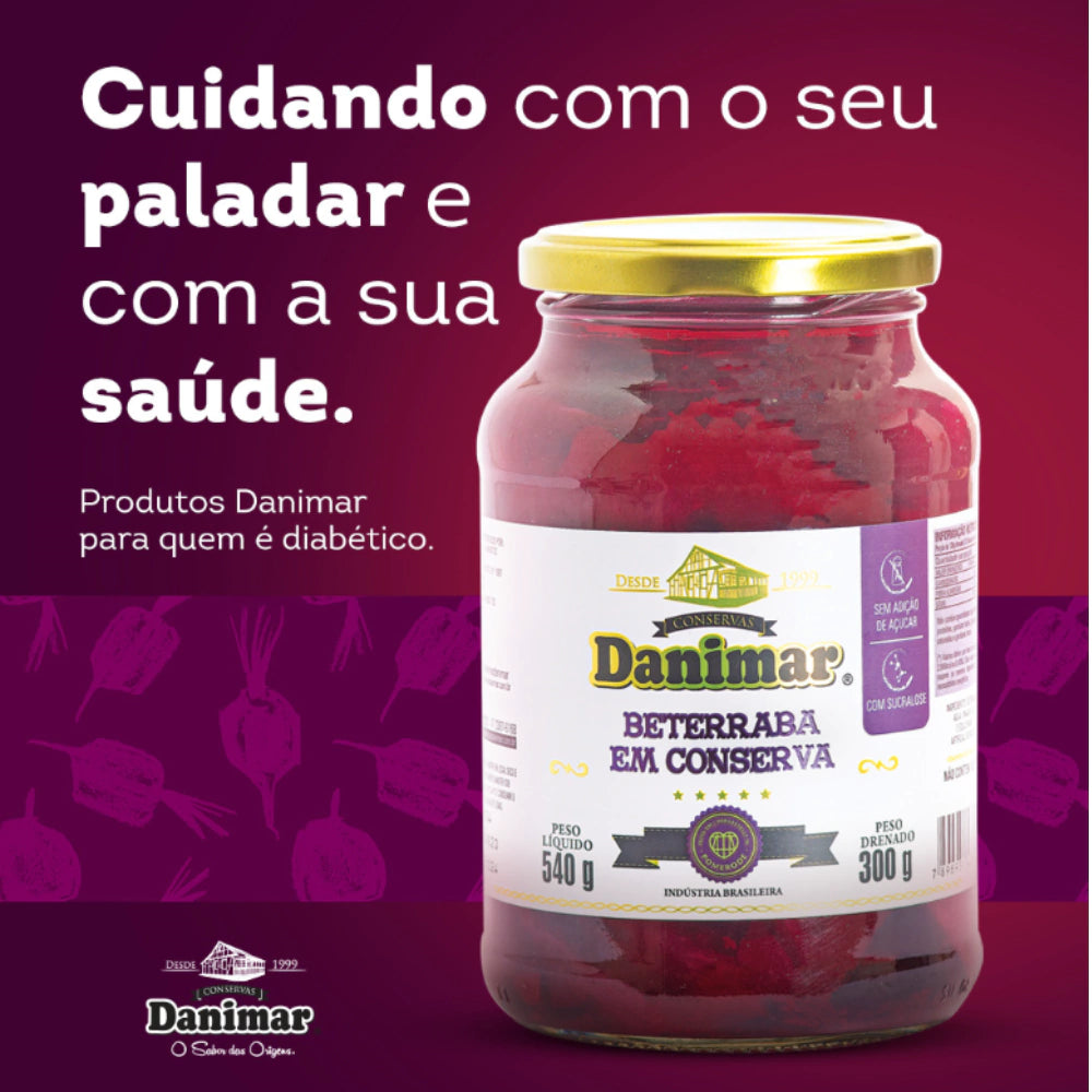 BETERRABA EM CONSERVA SEM AÇUCAR DANIMAR