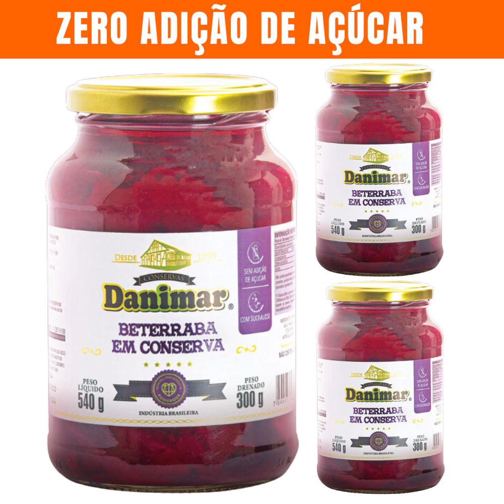 BETERRABA EM CONSERVA SEM AÇUCAR DANIMAR