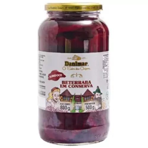 Beterraba Agridoce Em Conserva Danimar Vidro 800g