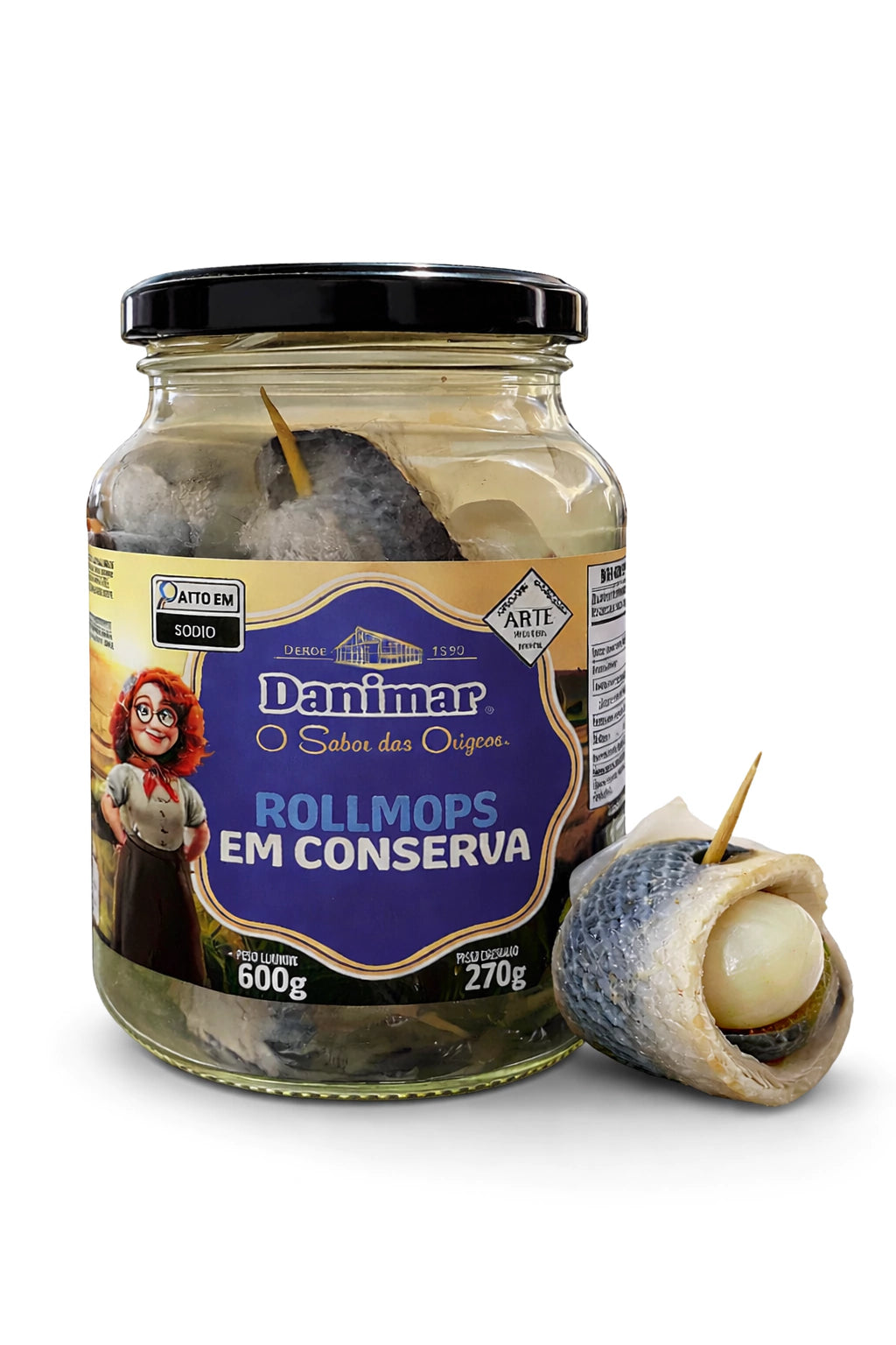 Rollmops Tradicional Danimar 270g