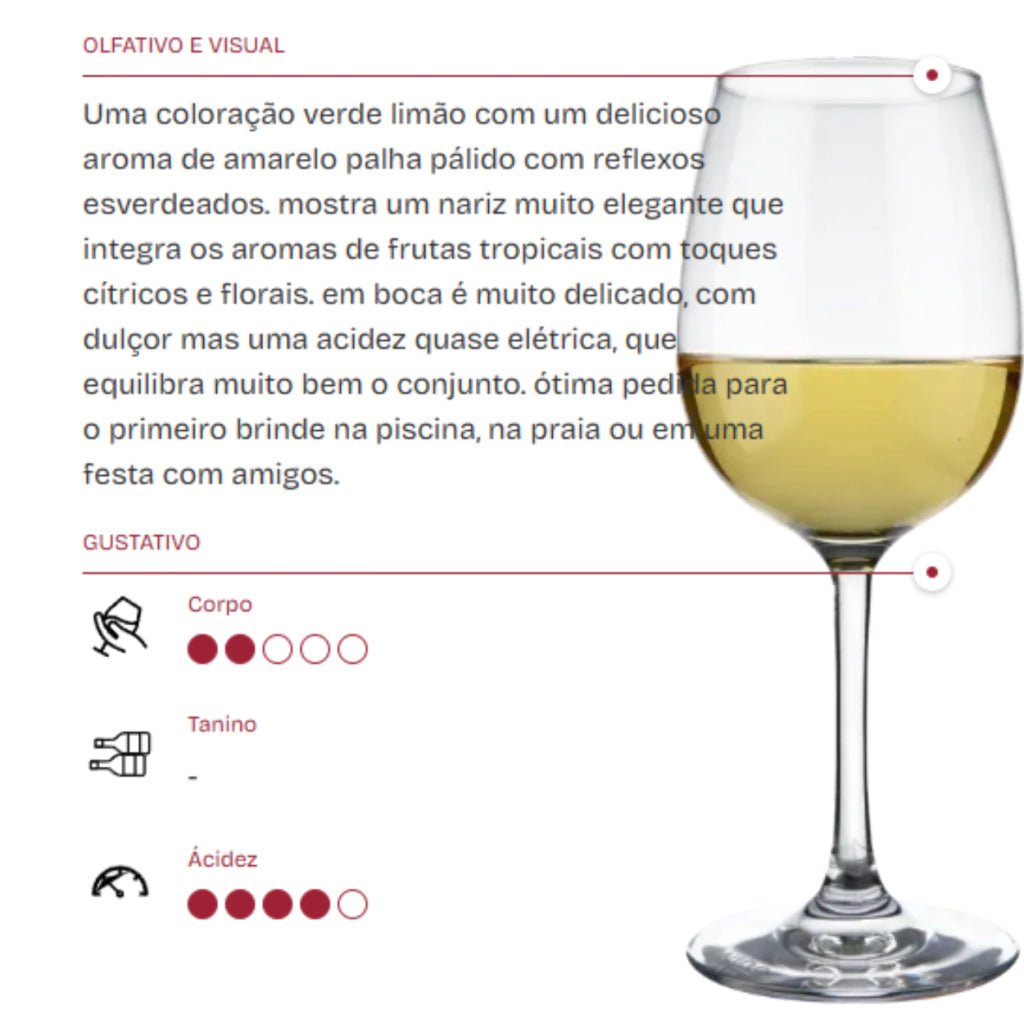 Vinho Argentino Blanco Dulce Tardío Callia 750ml