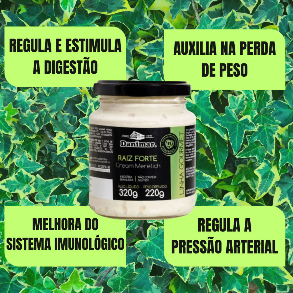 Raiz Forte Gourmet Em Conserva Cream Meretich Danimar