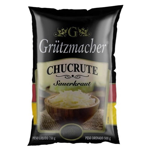 Chucrute Conserva Repolho Fermentado Grutzmacher PACOTE COM 06 UNIDADES
