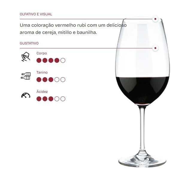 Vinho Português Tinto Fino Bons Ventos Superior 750ml