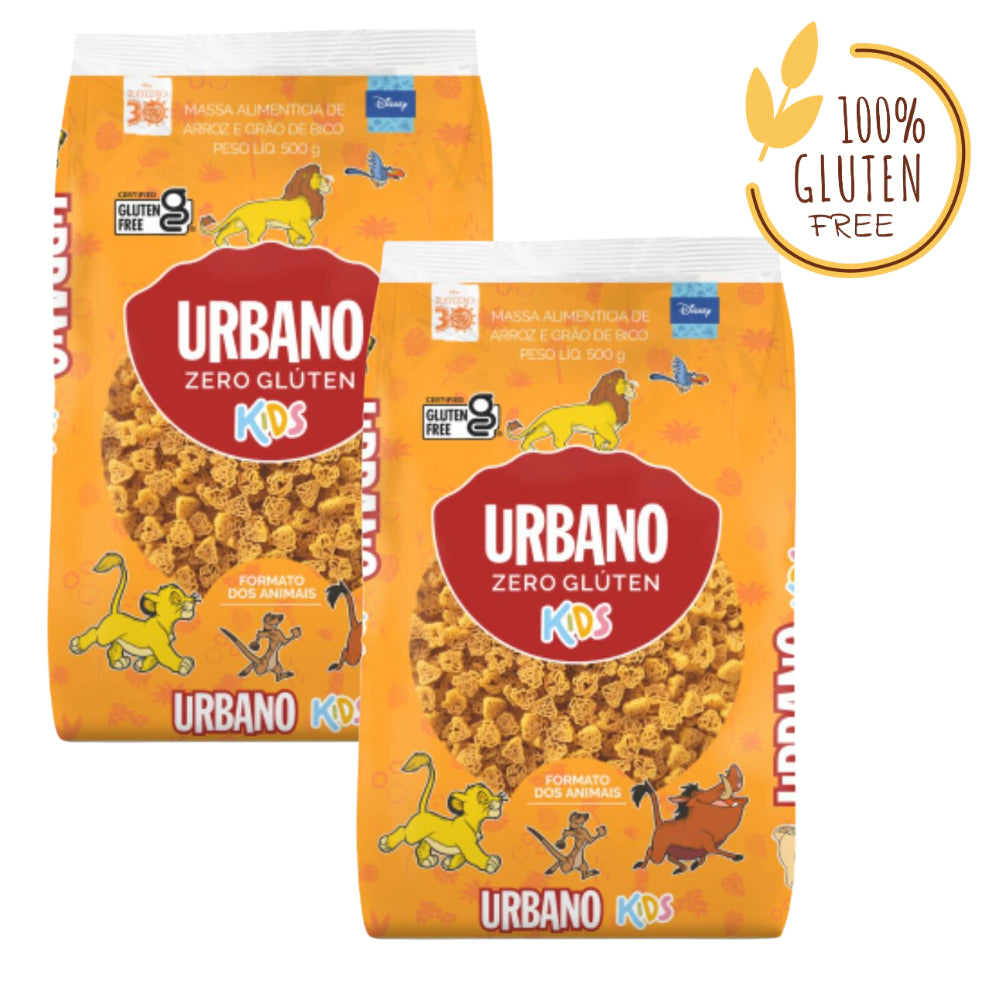 Macarrão Sem Glúten Do Rei Leão Urbano Kids 500grs