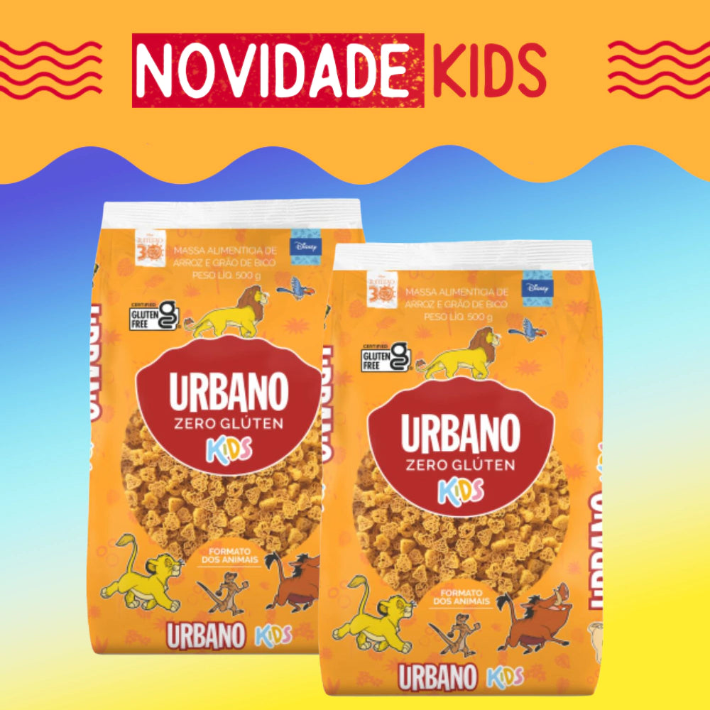 Macarrão Sem Glúten Do Rei Leão Urbano Kids 500grs