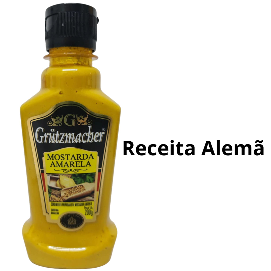 Mostarda Amarela Grutzmacher 200g - Receita Alemã