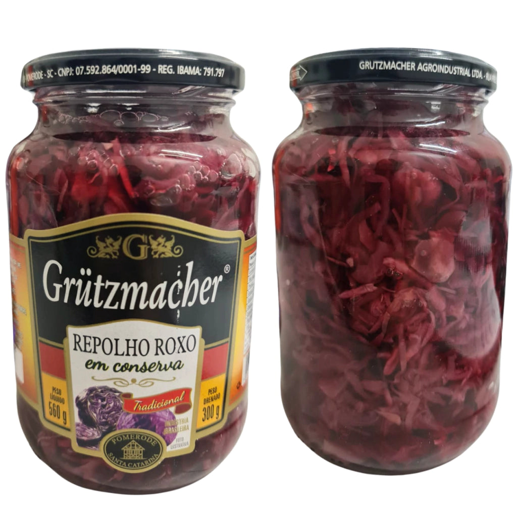 Repolho Roxo Em Conserva Tradicional Grutzmacher