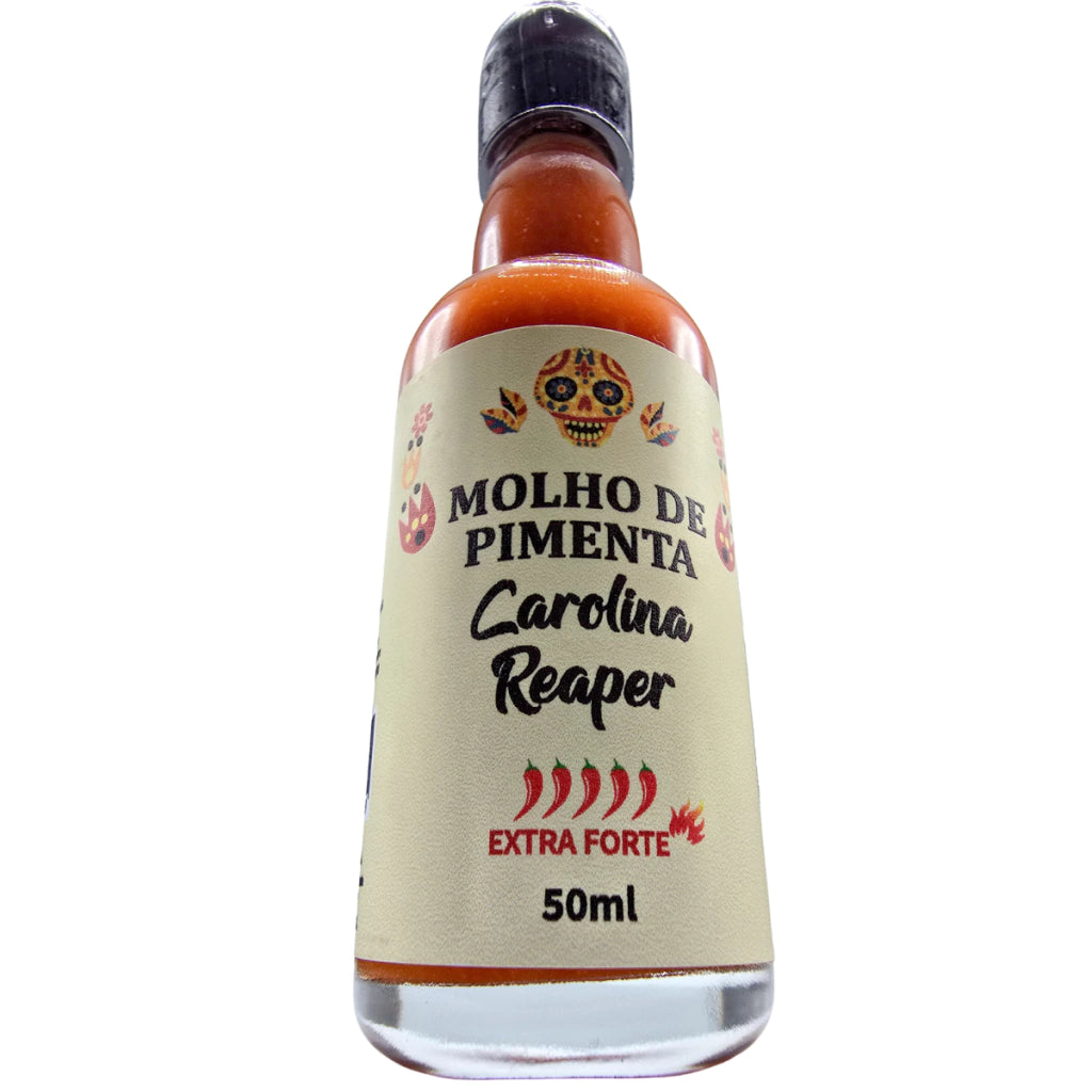 Molho de Pimenta Extra Forte Carolina Reaper – 50ml