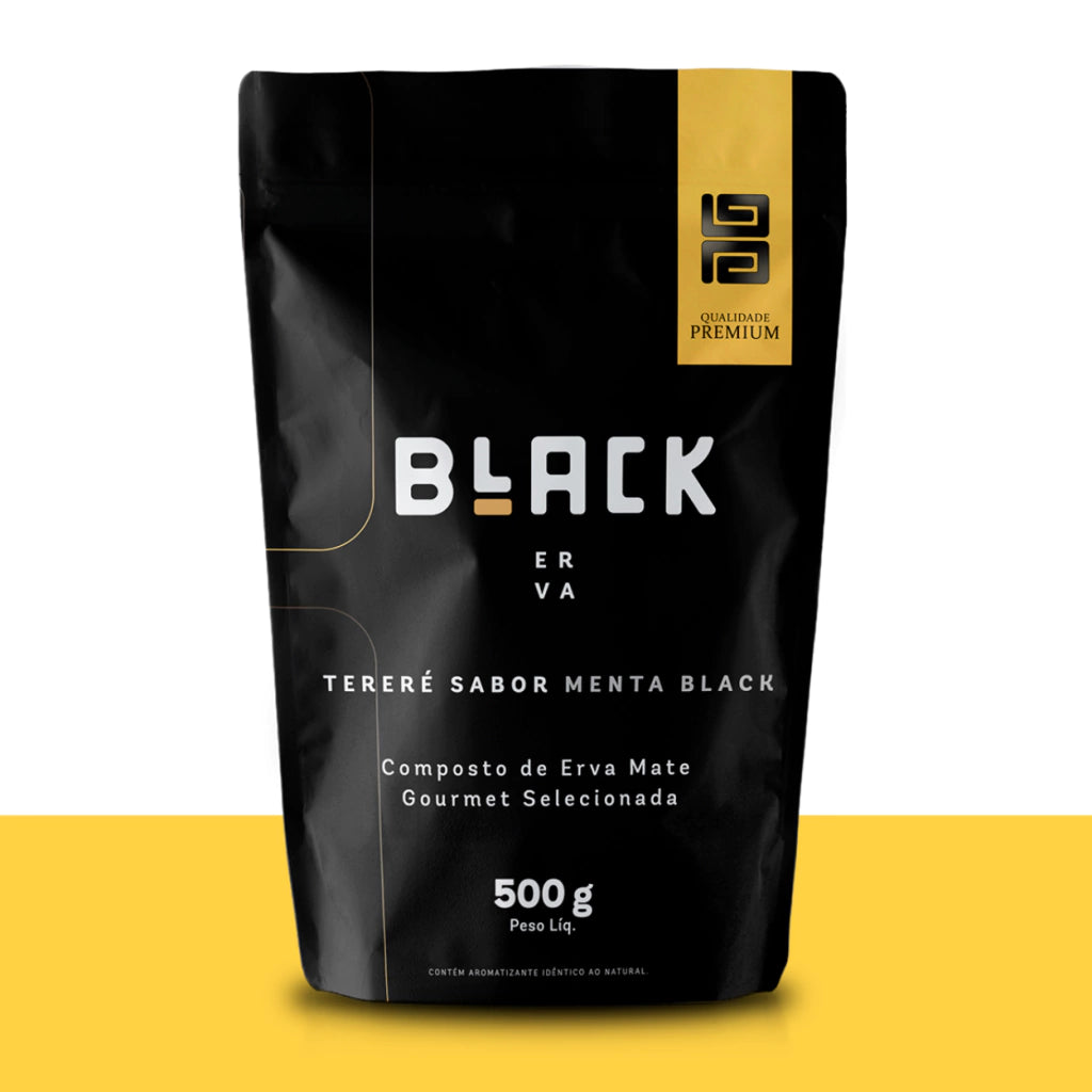 Erva Mate Para Tereré Premium Black Erva 500g (Escolha o Sabor)